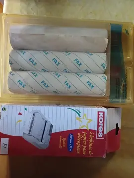 Rouleaux de papier pour fax