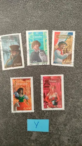 Timbres français lot Y