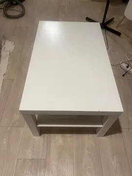 table basse IKEA lack blanc