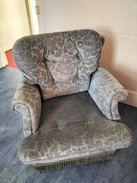 fauteuil velours