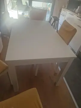 Table blanche ikea extensible