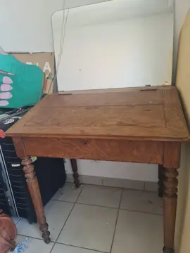 bureau écolier en bois