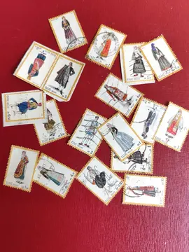 lot timbres costumes grecques