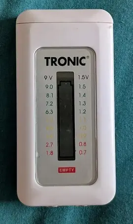 Testeur de piles TRONIC (sans cache piles)