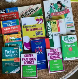 annales et livres pour le Bac Français