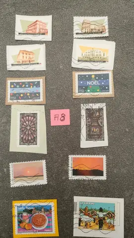 Timbres français lot A8