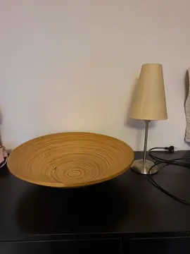 plat décoratif + lampe de chevet