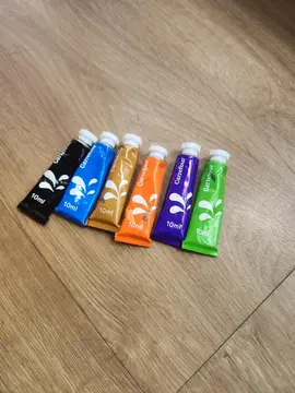 6 tubes de gouache
