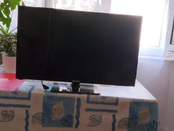 télévision. en Panne. pas d'images. pas de son.