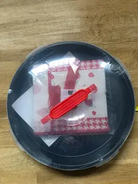 Plat à tarte et torchon de transport