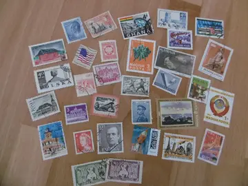 Timbres MONDE LOT 91