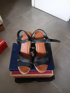 paire de scandales compensées taille 39