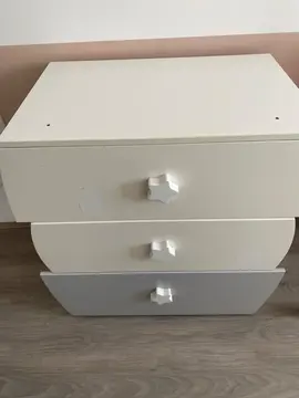 commode table à langer Sauthon en bois