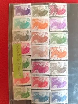 lot timbres France 28/06