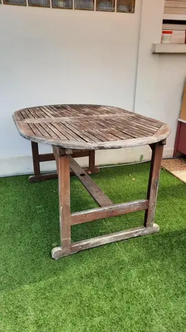 Table jardin en bois