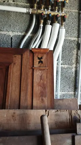 armoire ancienne noyer massif démontée