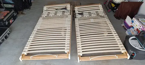 2 Sommiers électrique + cadre de lit