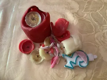restes de bougies