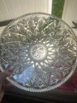 plat verre type saladier
