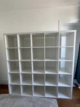 IKEA Kallax etagere blanc, 5 x 5, 182 x 182 cm, blanche