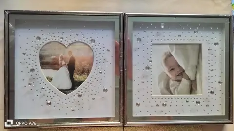 lot de 4 cadres coeurs, 4 cadres carrés , 2 dorés