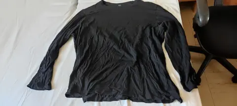 4 Maillots noirs manches longues 5XL