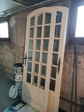 2 portes vitrées arrondi