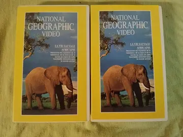Cassettes vidéo La vie sauvage Africaine en double exemplaire