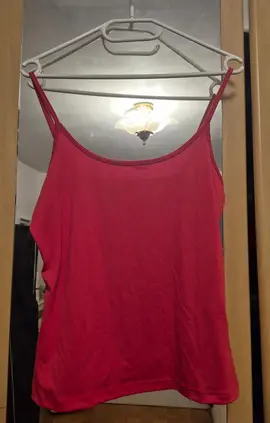 Débardeur rouge taille L