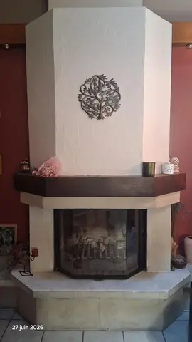 Cheminée Brisach + conduit poujoulat