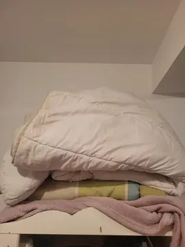 grande couette blanc tacher pour deux personne
