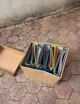 lot de classeurs avec intercalaires