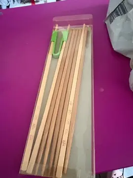 lot 5 baguette de chinois en bois très bon état