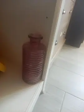vase violet en vert a laver