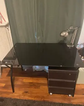 Bureau noir démontable