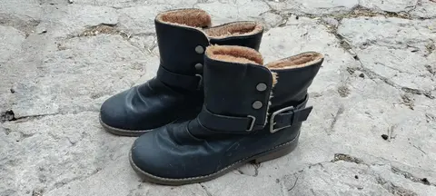 bottines fourrées en 38