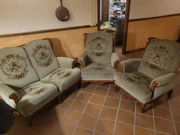 2 Fauteuils et 1 banquette