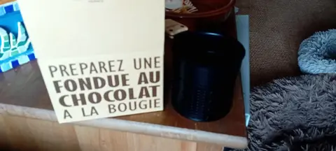 fondue chocolat bougie