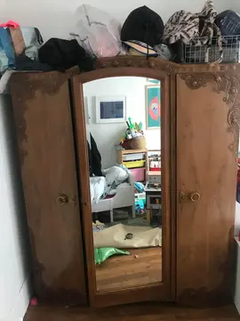 Armoire - Dressing - avec miroir - art déco