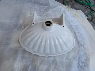 Vasque émail blanc
