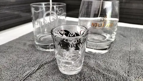 lot 3 verres apéritif