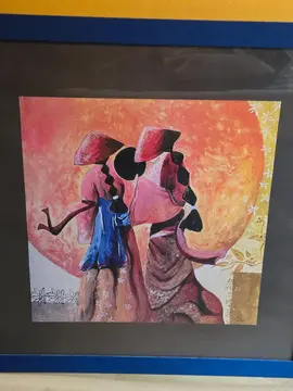 joli tableau exotique 80 x 80