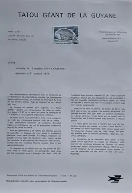 Timbres - notices philatéliques - 1975 (lot1)
