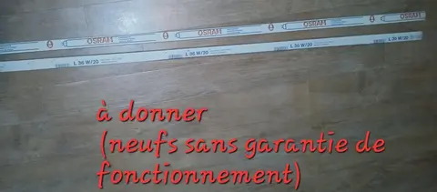 2 tubes néons