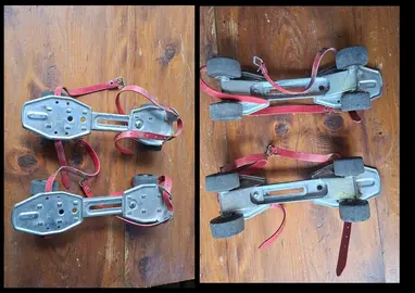 vieux patins à roulettes