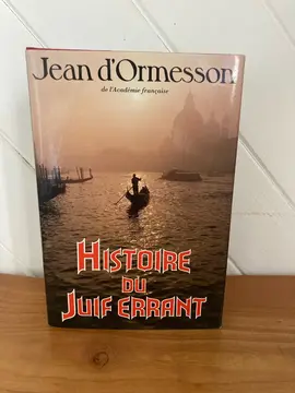 Livre L’histoire du juif errant de Jean d Ormesson