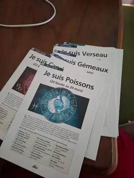 livrets sur l'astrologie