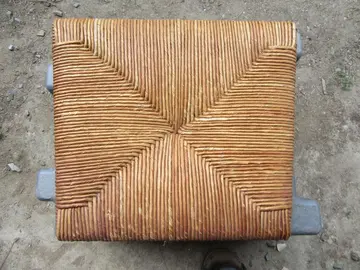 4 dessus chaises en paille