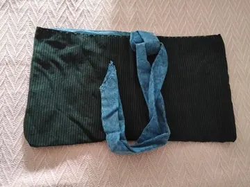 pochette fermeture a corde fait main