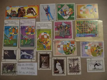 Timbres de GUINEE EQUATORIALE. Lot du 1er/07/2026
